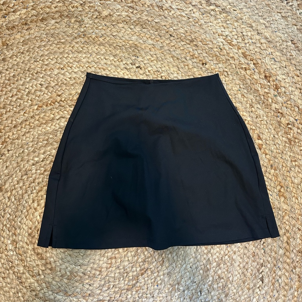 Girlfriend collective black sport skort